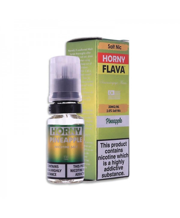 PINEAPPLE NICOTINE SALT E-LIQUID BY Horny Flava Nic Salts, Brand_Horny Flava Salts