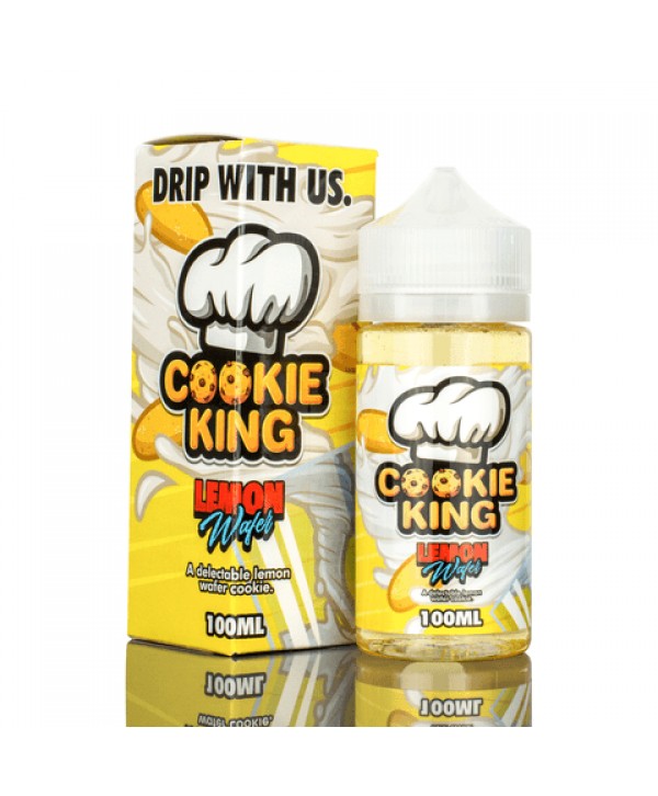 LEMON WAFER E LIQUID BY COOKIE KING 100ML 70VG