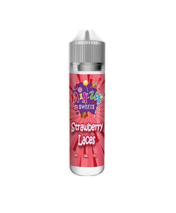 STRAWBERRY LACES E LIQUID BY MIX UP SWEETS 50ML 70VG