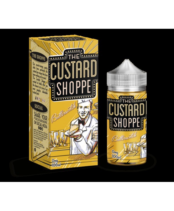 BUTTERSCOTCH E LIQUID BY THE CUSTARD SHOPPE 100ML 75VG