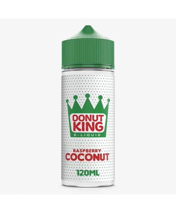 RASPBERRY COCONUT E LIQUID BY DONUT KING  100ML 70VG