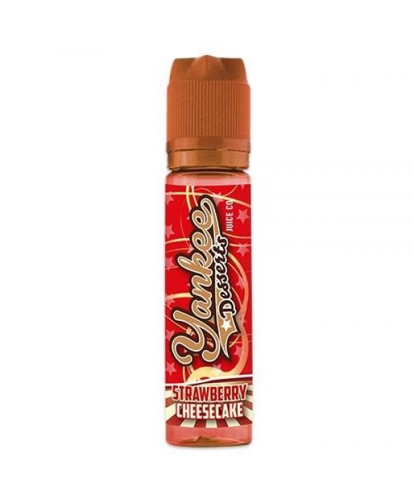 STRAWBERRY CHEESECAKE E LIQUID BY YANKEE JUICE CO - DESSERTS 50ML 70VG