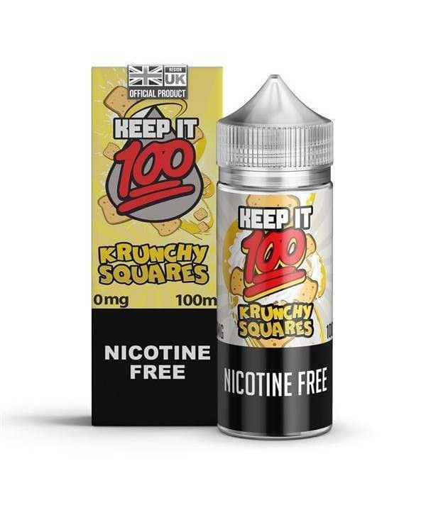 KRUNCHY SQUARES E LIQUID BY KEEP IT 100 100ML 70VG